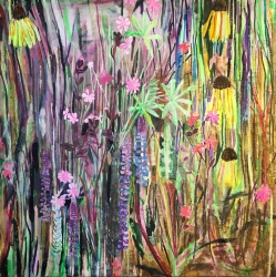 Rosebay WIllow Herb - £730  - Watercolour and ink on canvas