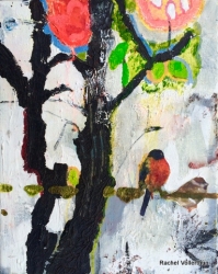 Up In the Trees - SOLD - Oil on Canvas - Framed