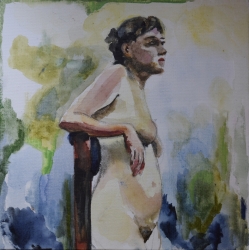 Painting from Life - £230 - Watercolour on canvas