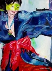 Kimono and Master - £550 - Oil on Canvas